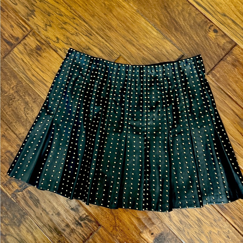 Alice + Olivia leather skirt
